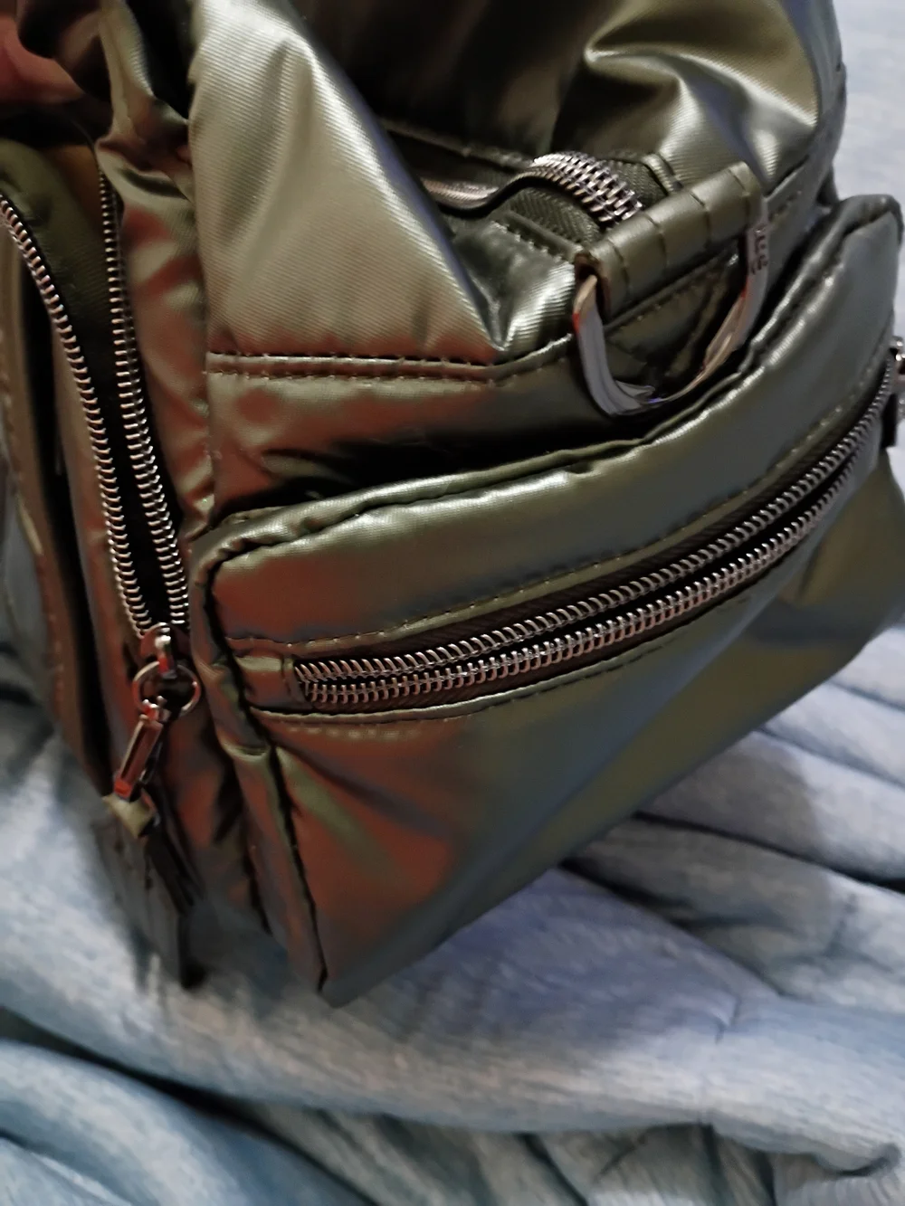 Lug Quilted Medium Satchel Crossbody - Rumble